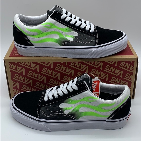WMNS VANS OLD SKOOL FLAME black/true white - Picture 14 of 16